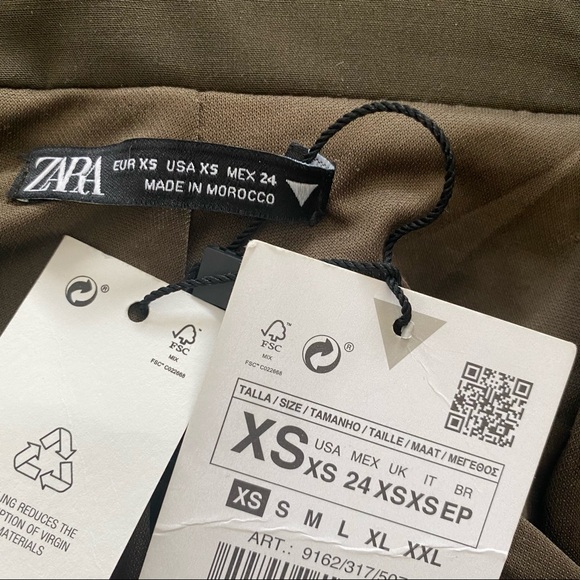 ZARA shirt ruched dress- BNWT - Picture 3 of 6